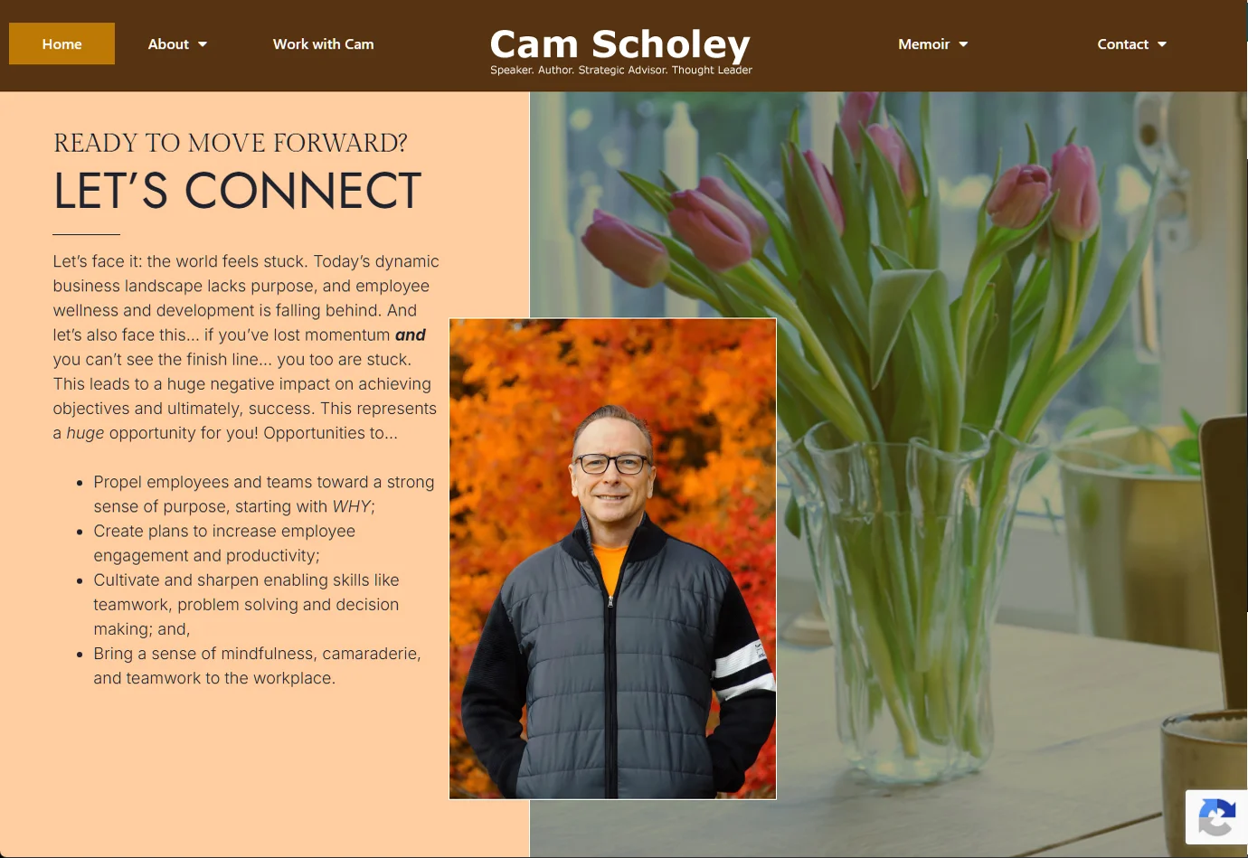 Cam Scholey website