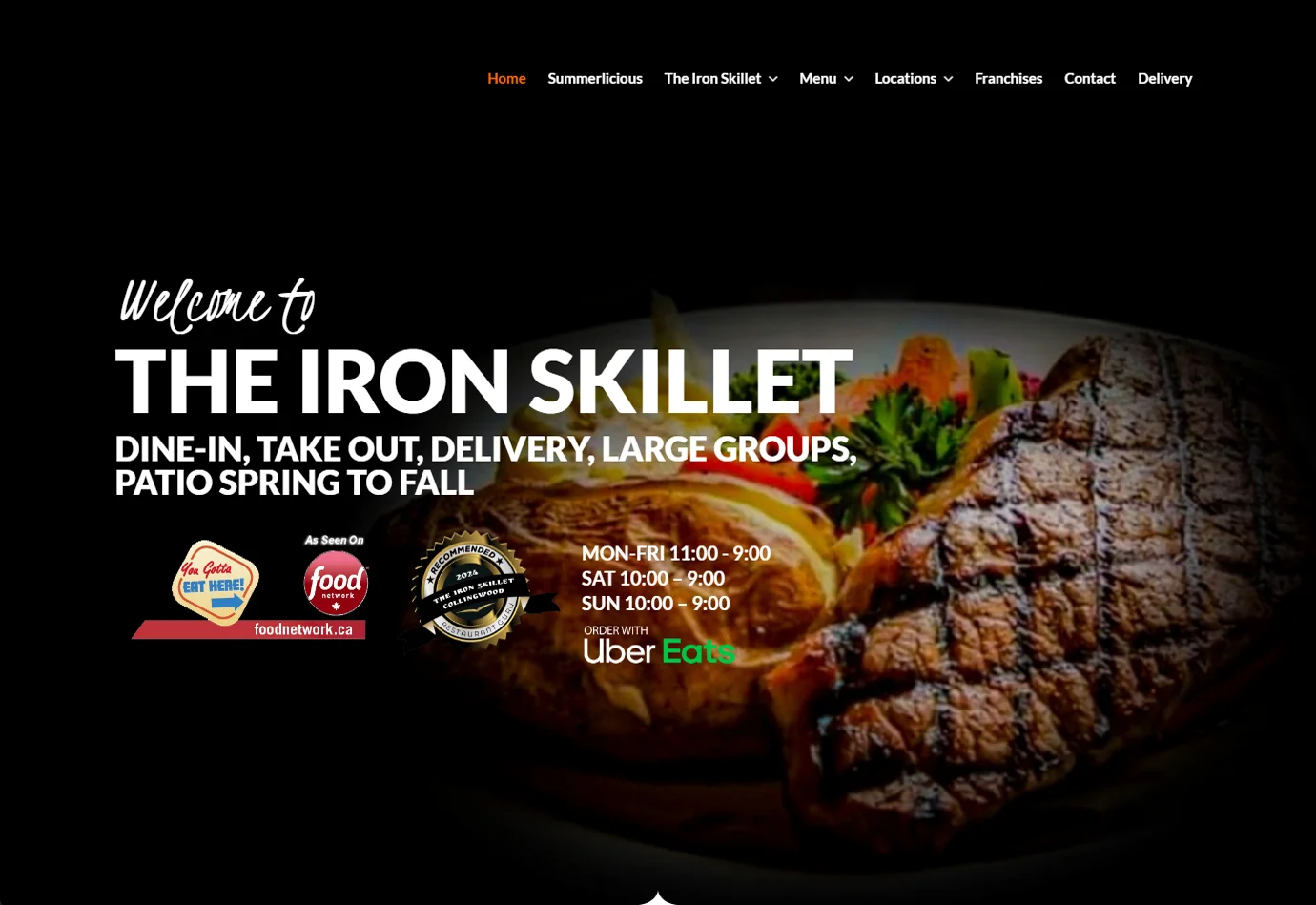 The Iron Skillet website